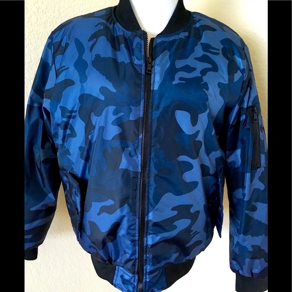 Urban Camouflage jacket bomber style puffer jacket - Picture 1 of 7